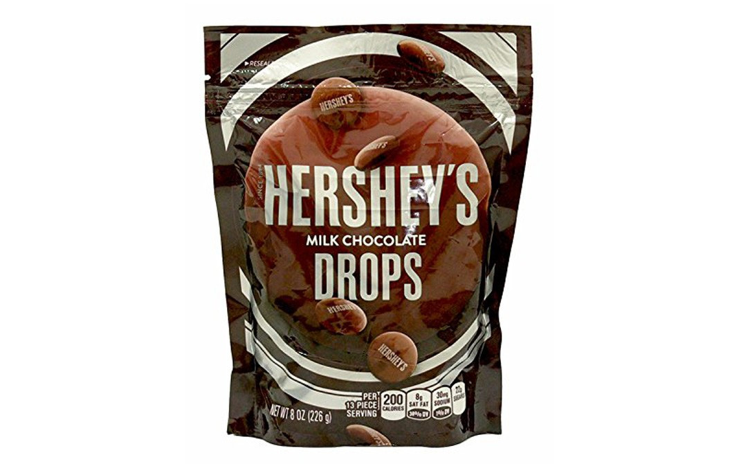 Hershey's Milk Chocolate Drops    Pouch  227 grams